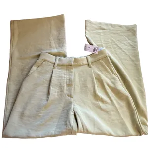 ABERCROMBIE & FITCH Green‎ Trouser Pants Wide Leg Size 2 NEW thumbnail 1