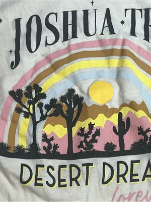 Urban Nation Joshua Tree Crop Shirt T-shirt Medium Graphic thumbnail 2