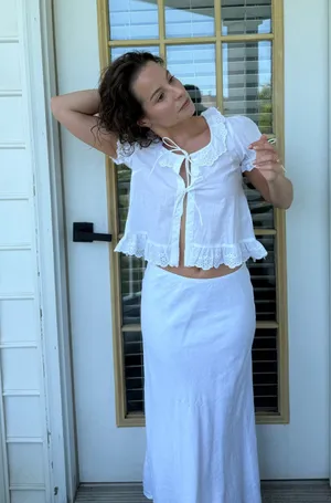H&M collared blouse thumbnail 1