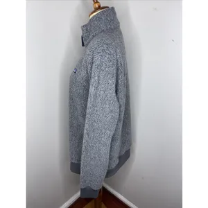 Patagonia Woolyester Fleece Pullover Women's Large Gray 1/4 Zip thumbnail 3