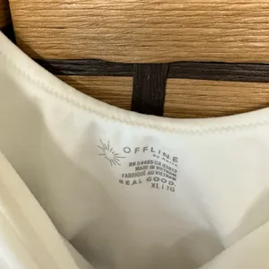 Offline By Aerie You Serve White‎ Pleated Dress With Built In Shorts Size XL thumbnail 9