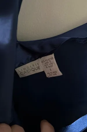 Silk Blue Dress thumbnail 3