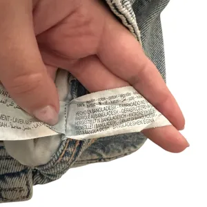ZARA Light‎ Wash Faded Cargo Jean Sz 4 thumbnail 5