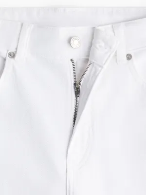 H&M White High-Rise Wide-Leg Jeans thumbnail 4