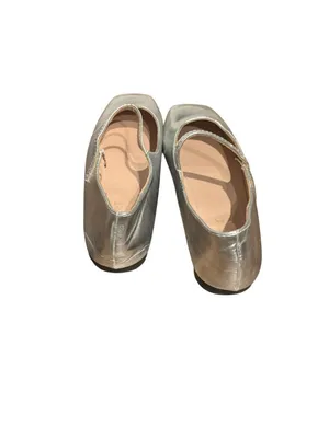 Stunner Silver Ballet Shoes Size 6.5 thumbnail 6