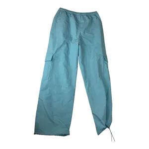 Gilly Hicks size medium Light Blue Cargo Pants sweats jogger wide leg thumbnail 2