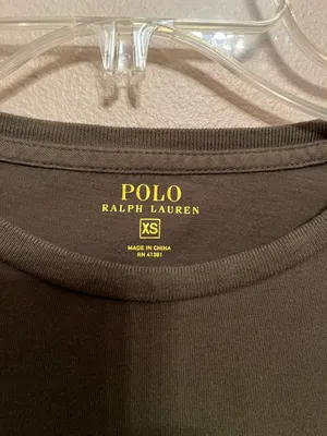 Ralph Lauren Polo by  Olive Orange logo tee thumbnail 3