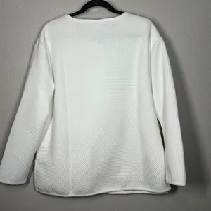 Weekend Routine Zac & Rachel Quilted Cloud Dancer Jacket Size Womens Large thumbnail 3
