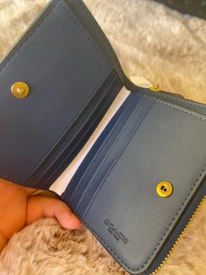 NWT Coach Essential Billfold Denim Wallet CAU96 Deep Blue thumbnail 4