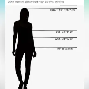 DKNY Womens Mesh Bralette new with tags thumbnail 5