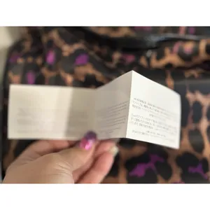 COACH NWT Ocelot Hobo Violet Multi Animal Print F26033 Large Logo thumbnail 11