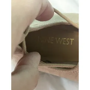 Nine‎ West Womens Signmeup Lace-Up Ballet Flats Leather Shoes Size 8M S-351 thumbnail 8