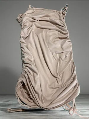 Tan mini dress thumbnail 3