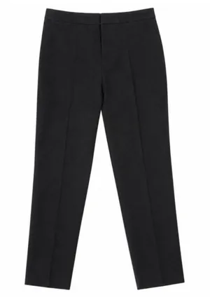 Ralph Lauren Black Slim Ankle Trousers Size 2 Waist-Tabs Minimalist Corporate thumbnail 1