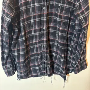 American‎ Eagle Boyfriend Fit Plaid Flannel Shirt Size Large thumbnail 3