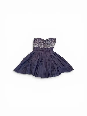 FREE PEOPLE shirred floral embroidered eyelet dress thumbnail 3
