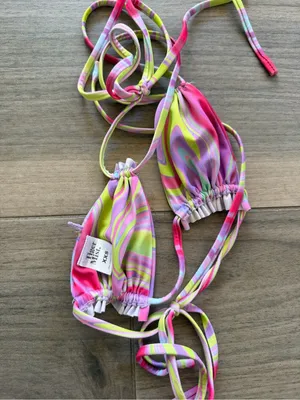 Tiger Mist ST GERMAIN BIKINI TOP Pink — XXS thumbnail 4
