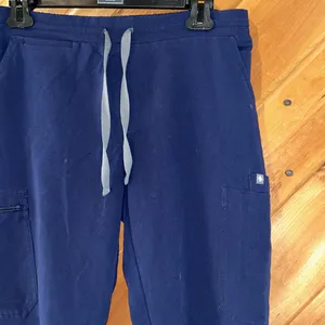 FIGS scrubs navy blue technical collection pants thumbnail 3
