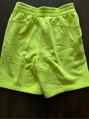 lululemon athletica Men's Neon Yellow Athletic Drawstring Shorts thumbnail 4