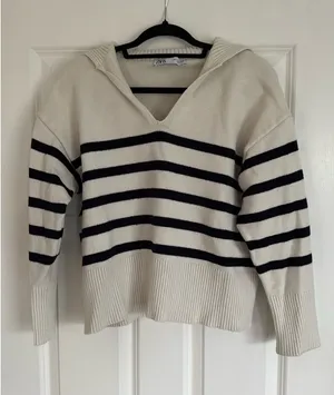 ZARA Striped Sweater thumbnail 1