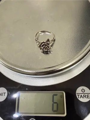 Vintage Signed MARAVA Oxidized Sterling Silver Full Bloom 3D Rose Ring Size 9 thumbnail 9
