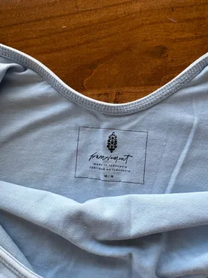 Free people movement light blue medium tank top thumbnail 3