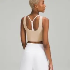 Lululemon LA Front Cut-Out Crop Tank Trench thumbnail 2
