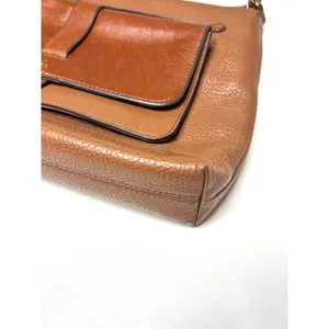 Fossil Medium Kinley Brown Leather Crossbody Purse thumbnail 10