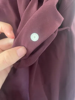 Lululemon Keep Moving Pant Cassis Burgundy Size 8 thumbnail 8