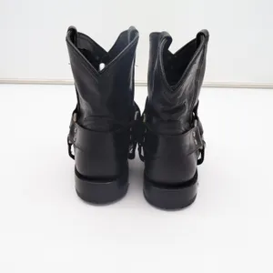 Frye Wyatt Harness 72370 Bootie Womens US 8B Black Leather Pull On Ankle Boots thumbnail 6
