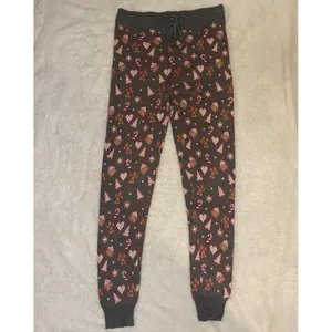 American Eagle Christmas Holiday Print Cozy Lounge‎ Joggers thumbnail 3