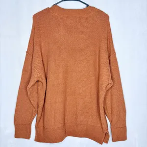 Aerie Burnt Orange Crew Neck Sweater thumbnail 8