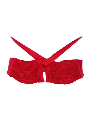 PilyQ ✽ PQ Swim ✽ Flirty Ruffled Bandeau Bikini Top ✽ Hot Fuchsia Pink ✽ Large thumbnail 13