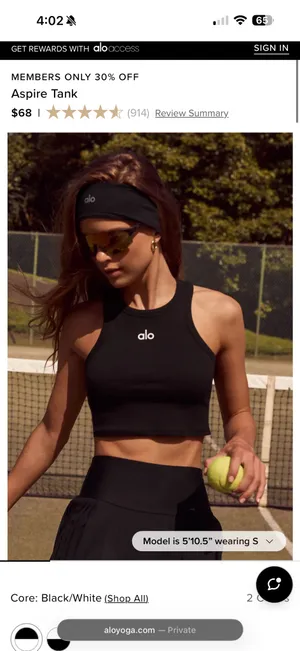 Alo Yoga Tank Top thumbnail 4