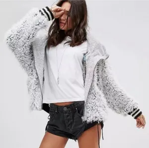 Free people fuzzy dolman jacket thumbnail 1