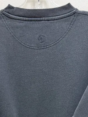 Anine Bing Ramona New York University Sweatshirt Crewneck Washed Black Gray XXS thumbnail 7