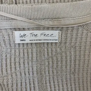 We the Free People Owen Thermal Small Oversized Waffle Knit Boho Beachy High Low thumbnail 8