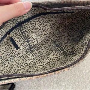 Roberto Cavalli Freedom Animal Print Baguette Purse Bag thumbnail 8