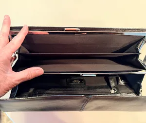 ALFANI | Leather clutch purse with strap thumbnail 13