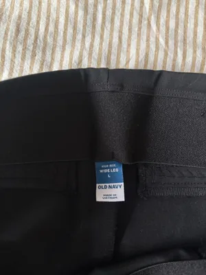 Old Navy Straight Leg Work Pants Black thumbnail 2