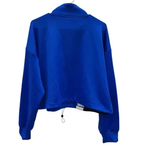 Sports Illustrated Blue Scuba Half Zip Up Popover Drawstring Waist Sweatshirt XL thumbnail 8