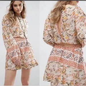 Free People Multicolor Boho Dress size S thumbnail 2