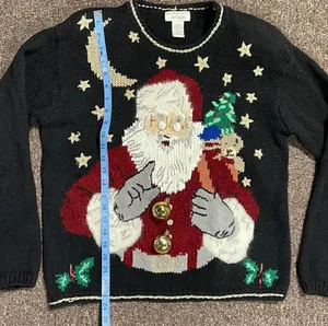 Lord & Taylor Santa Sweater Size L thumbnail 5