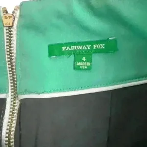 Fairway Fox Women's Mini Golf Skort‎ Size 4 Kelly Green with Pockets thumbnail 8