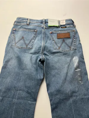 Wrangler Retro Trouser Womens Size 28 x 30 Blue Denim Jean Western 1011MPEGK NEW thumbnail 14