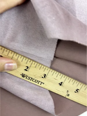 Suede Wrap Skort Tortoise Buckle Y2K Mini Shorts Zara XS Taupe Mauve thumbnail 9