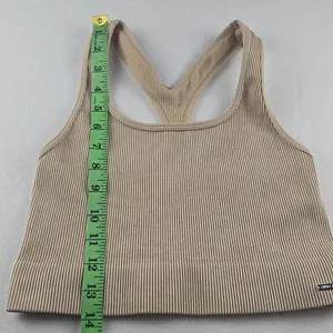 Savage X Fenty Seamless‎ Sport Racerback Tank in Washed Doe Eyed Beige Small thumbnail 10