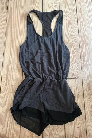 Alo Yoga Mesh Racerback Athletic Romper size m no size tag thumbnail 1