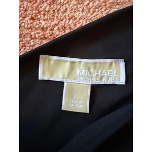 Michael Michael Kors One Shoulder Black Top Silver Hardware Size L thumbnail 2