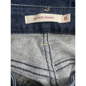 Levi's Women's Mid Rise Skinny Blue Denim Jeans Size 8 Medium Wash Blue Denim thumbnail 5